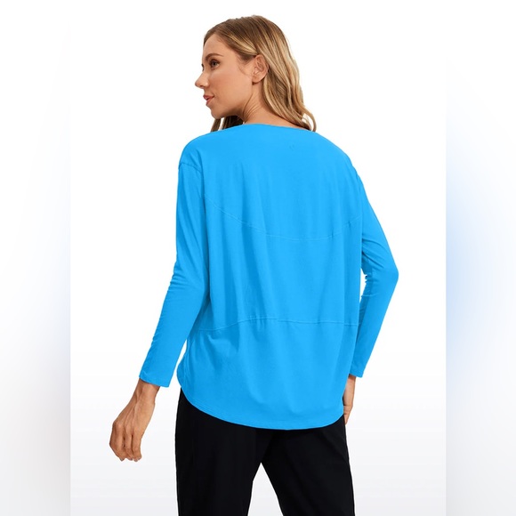 Pima Cotton Long Sleeves Boat Neck - Picture 1 of 5